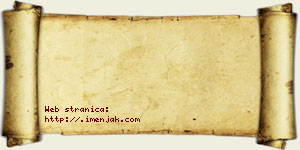 Jesenka Virijević vizit kartica